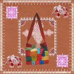 vibrant embroidered handicraft bag multicolor cotton Banjara style