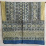 refreshing ajrakh bedsheet green cotton hand-block print natural dyes