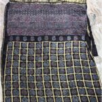 ajrakh gota patti saree