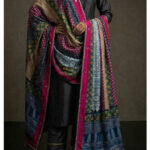 Ajrakh Applique & Mirrors Modal Dupatta with Multi Color