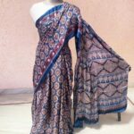 Ajrakh Saree
